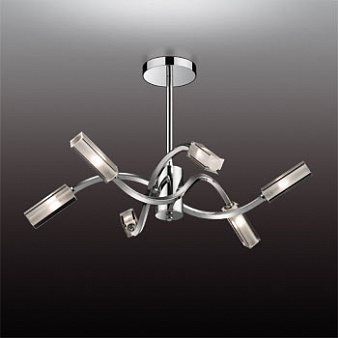 2011/6C ODEON LIGHT Люстра коллекция модерн MODEN nickel