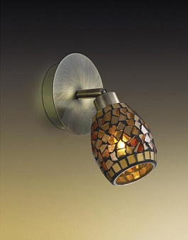 2167/1W ODEON LIGHT Спот, серия GLOSSE bronze