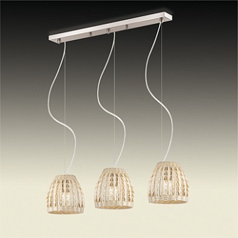 2492/3 ODEON LIGHT Подвес Коллекция: РОТАНГОВЫЕ СВЕТИЛЬНИКИ, серия: KENI WHITE