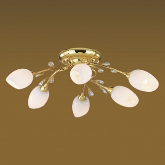 1604/6 ODEON LIGHT Люстра классика FIERA gold