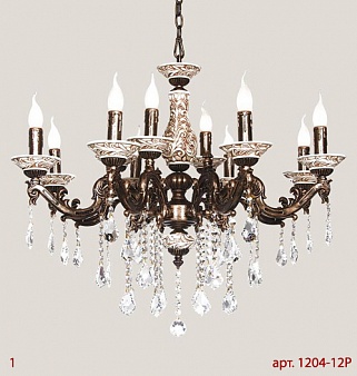 1204-12P Favourite Подвесная люстра из серии Porchello
