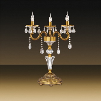 2454/3T ODEON-LIGHT Настольная лампа коллекция ХРУСТАЛЬ, серия AVIORA